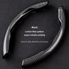 A Pair Car Steering Wheel Cover For Lexus RX330 IS250 Ct200h ES300h GS300 Carbon Fiber Pattern ABS Non-slip Steering Wheel CoverNC0 