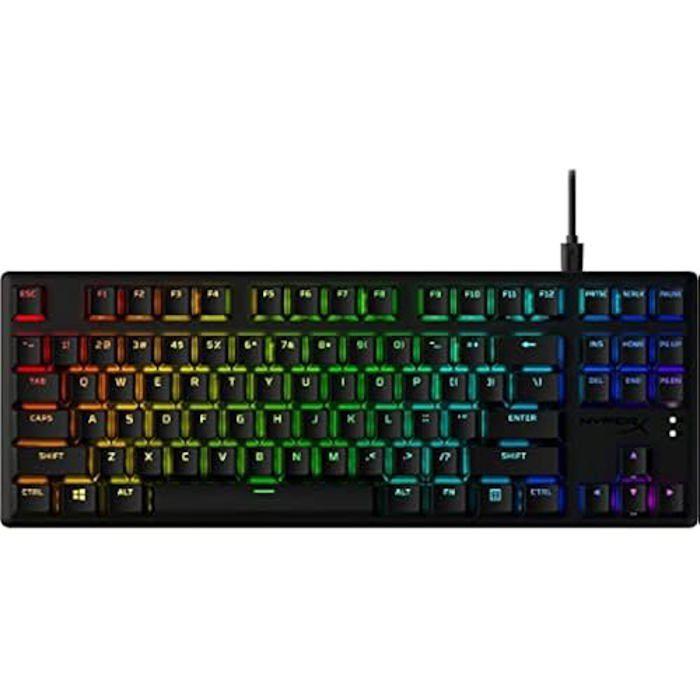 Clavier - HYPERX - Alloy Origins Core PBT HX - Filaire - Noir - Rétroéclairé - QWERTY Espagnol