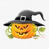 Halloween Pumpkin Jack O' Lantern Halloween Iron On Heat Transfer Printing Vinyl Patches Sticker for Clothes DIY Appliques Washable Patches