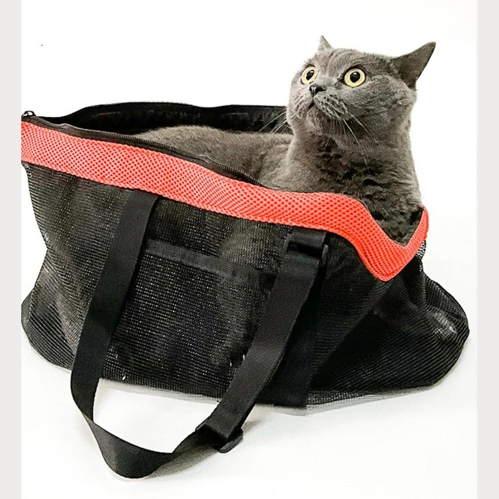 Dog Backpack Puppy Portable Bag Teddy Cat Handbag One Shoulder Foldable Breathable Comfortable Kitten Travel Bag Pet Supplie