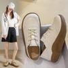 2026 Summer Half Flip-flops Footwear Breathable Small White Shoes Female Korean Hundred Casual Shoes A8116