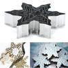 5 Pcs/set Snowflake Cutter Cookies Stainless Steel Fondant Christmas Cake  DIY Kitchen Baking Tool