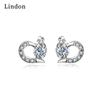 Lindon Copper Alloy Zircon Earrings Drop Earrings For Women Wedding Party Gifts