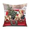 Рождественская наволочка Санта-Клаус Снеговик наволочка диван автомобильная подушка украшение дома Новый год Рождественский подарок