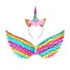 Unicorn princess accessories set, linking crown necklaces, headbands, girls' princess dress accessories, cross-border foreign trade