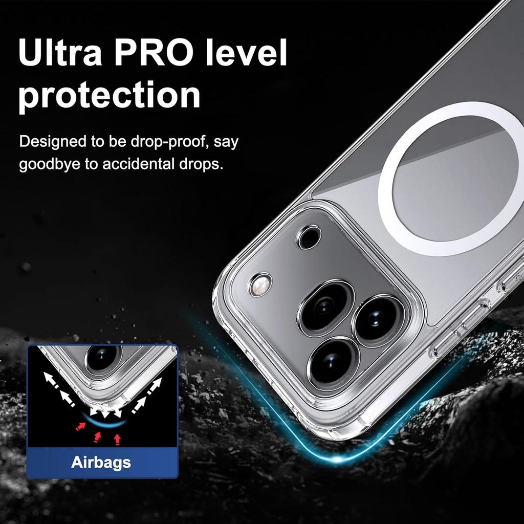 Ударопрочный Магнитный Чехол с Беспроводной Зарядкой Для Honor 600 Pro Honor600 Honor600Pro 5G Прозрачная Задняя Крышка Чехол для Телефона
