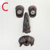 Peeker Yard Art Outdoor Tree Забавный старик Лицо Скульптура Причудливое дерево Лицо Садовое украшение