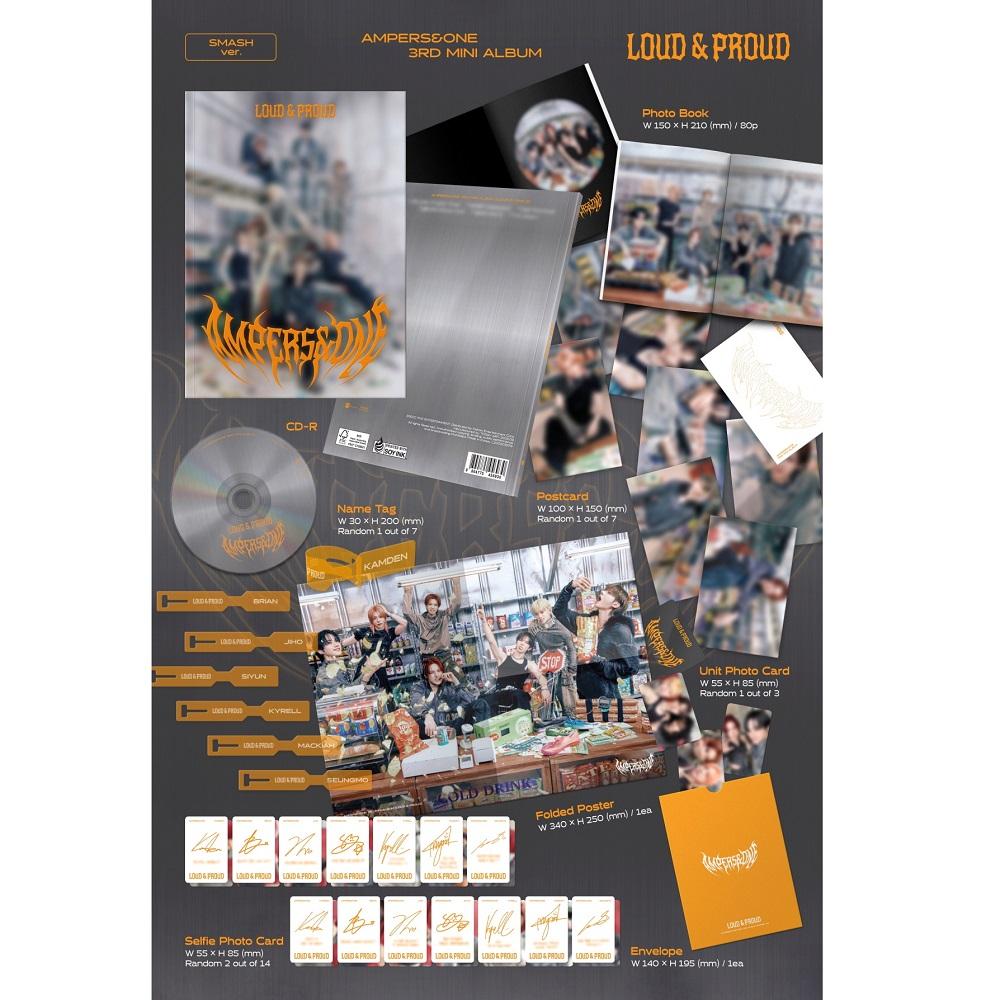 [Релиз 13.08] AMPERS&ONE - 3-й мини-альбом LOUD & PROUD CD