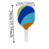 Wooden Pickleball Paddles Ribbed Handle Pickleball Training Equipment Pickle Ball Racket  Child