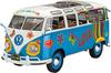 German Revell Volkswagen T1 Samba Bus Flower Power Plastic Model 07050 (Revell) 1/24