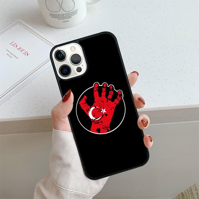 Республика Турция Реалистичный чехол-флаг для телефона iPhone 17 Air 13 12 14 15 16 Чехол для Apple Pro Max Plus
