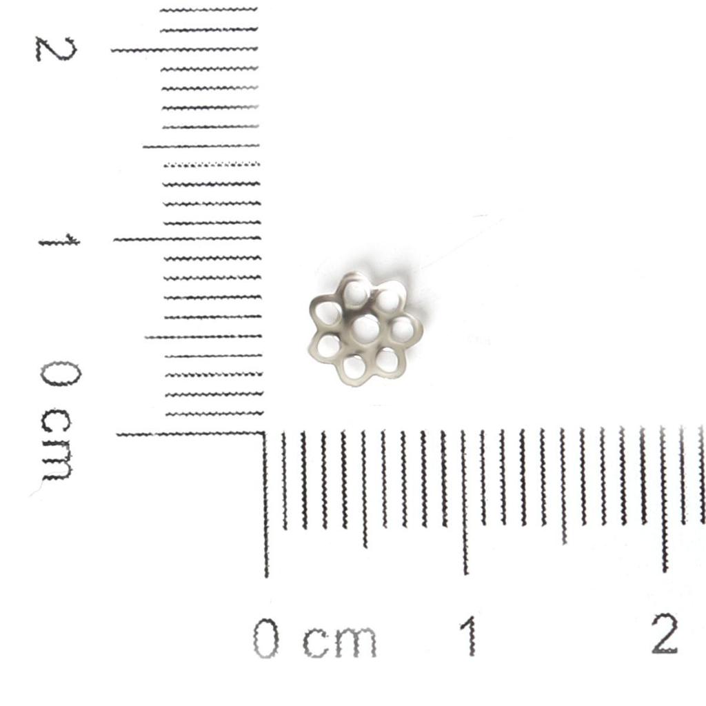 Mix Color Metal Flower Petal End Spacer Hallow Beads Caps Charms Bead Cups For Jewelry Necklace Making Supplie