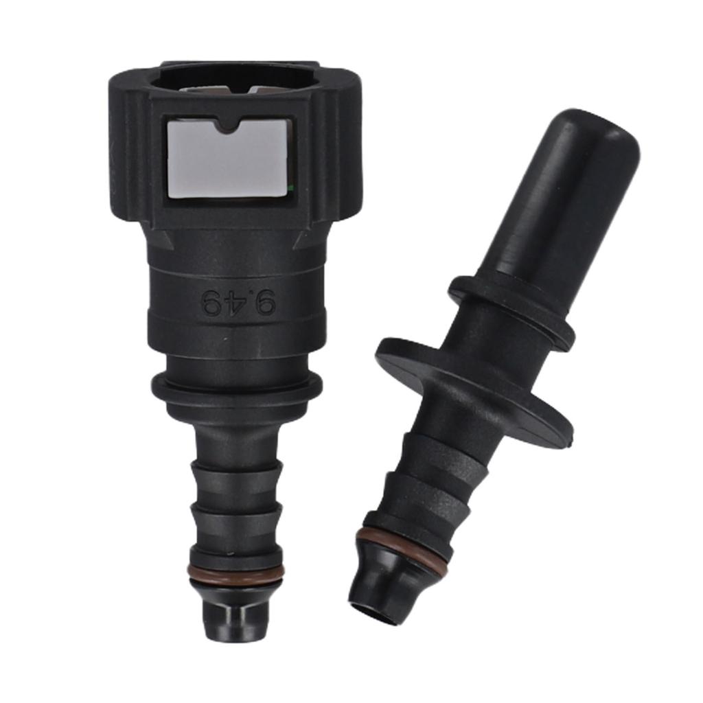 Быстроразъемное соединение топливной магистрали для резиновых шлангов с внутренним диаметром 8 мм и нейлоновых трубок 6,35 мм