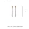 Ladies Classic Vintage Baroque Pearl Pendant Earrings Elegant Water Drop Long Earrings Trend Ladies Jewelry