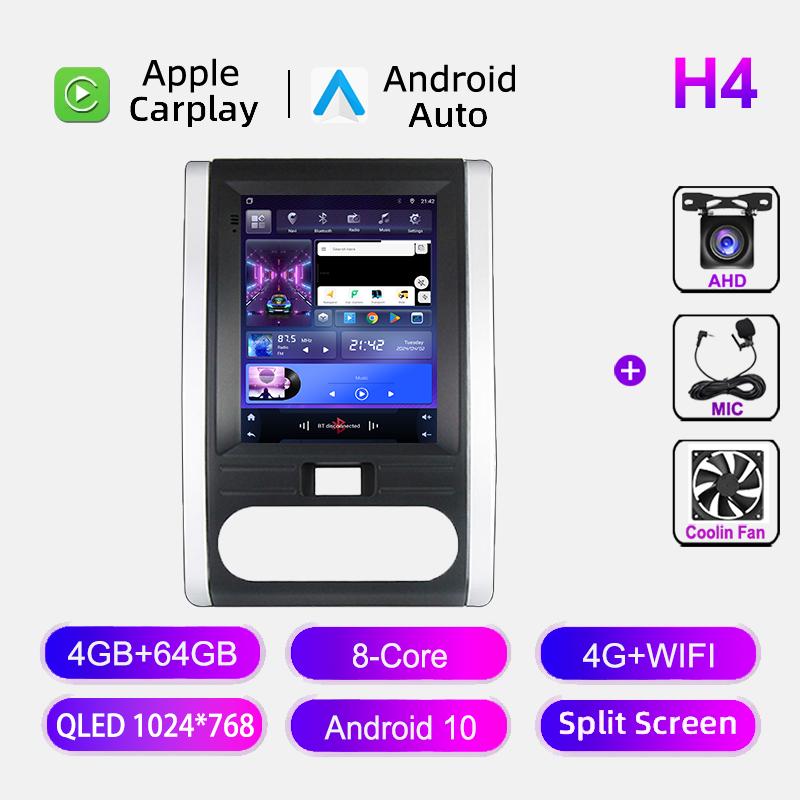 9,7-дюймовый вертикальный Android 12 радио для Nissan X-Trail 2 T31 2007-2015 мультимедийный проигрыватель 2Din Carplay GPS навигация головное устройство стерео