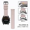 Rubber Strap Silicone 21mm Waterproof Watch Replacement Strap Quick Release Rubber Watch Band Buckle [WOCCI] Pink/Black