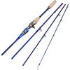 Рыболовная удочка спиннинг из углеродного волокна 4 секции 2,1 - 2,4 м бренда Sougayilang Bass