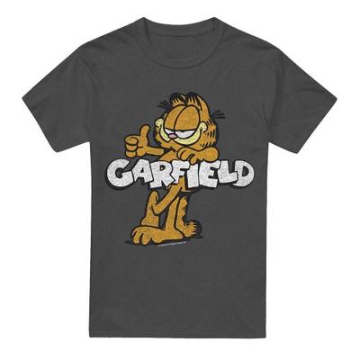 Garfield Унисекс Взрослая Футболка Гарф Ретро