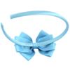 4'' Satin Little Girls Kids Hair Accessories Bow Hairband Headwear Hair Hoop Ribbon Headbands