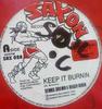 12inch Record DENNIS BROWN / ROGER ROBIN - Keep It Burnin SAX028 Saxon Records 1995 US Reggae, Ska & Dub Used