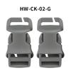 2pcs/set Side Release Buckle With Buckles, 0.98inch Quick Attachment Surface Mount, Modular Attachment Point Buckle Kit For Chest Rig Combat Vest Gear