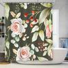 Современная цветочная шторка для душа Элегантный декор для ванной комнаты для вашего дома