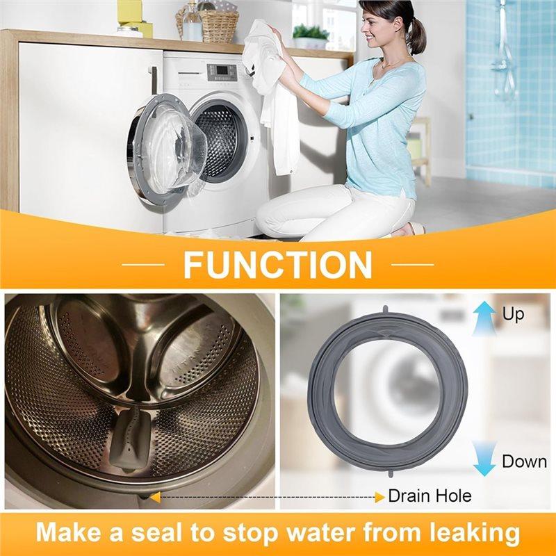 A02V-Уплотнитель люка стиральной машины WPW10381562 W10290499 Для замены Maytag/Amana Inglis/Whirlpool