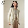 Jiuzi Anna Kou New Chinese Style Textured Glossy Easy-Wear Suit Jacket
