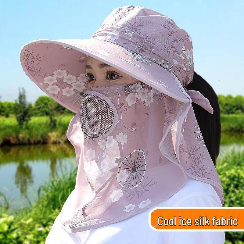 Дышащая широкополая шляпа от солнца для женщин среднего и пожилого возраста - Летняя мода и защита от ультрафиолета