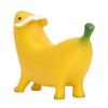 Yellow Banana Dog Sculpture Resin Resin Dog Ornament Banana Dog Art Decoration  for Patio Yard