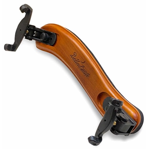 High-quality Wooden Violin Shoulder Rest, Foldable and Lightweight, with BellaLuna Pouch (Large Size (3/4-4/4))