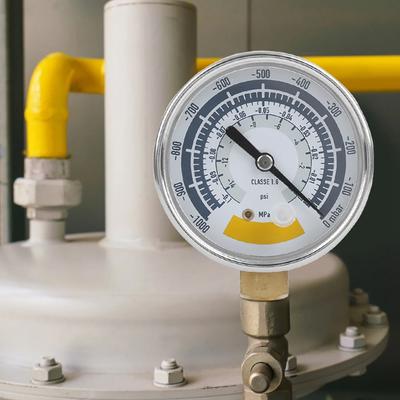 Манометр Прибор Манометр Точный для Вакуумного Насоса 0–14 psi Разъем NPT 1/8 дюйма Вакуумметр 0–14 psi Манометр