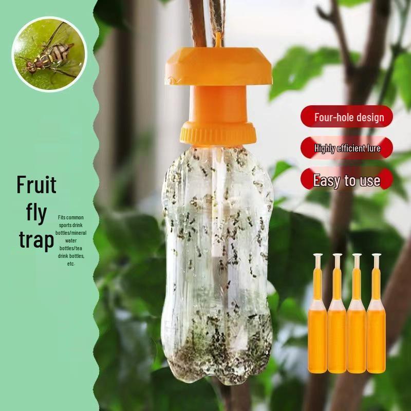 Golden Fruit Fly Trap: Effective Melon & Fruit Fly Attractant