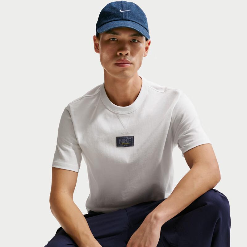 Nike Мужская дышащая повседневная вязаная рубашка с коротким рукавом IH1350