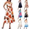 Women's Summer Spring Casual Floral Sundress Sleeveless Beach Vacation Flowy Boho Tank Midi Dresses