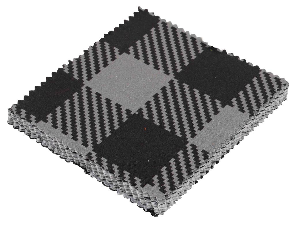 Soimoi Набор готовых квадратов из хлопчатобумажной ткани с принтом лесоруба, 5 дюймов, для лоскутного шитья своими руками