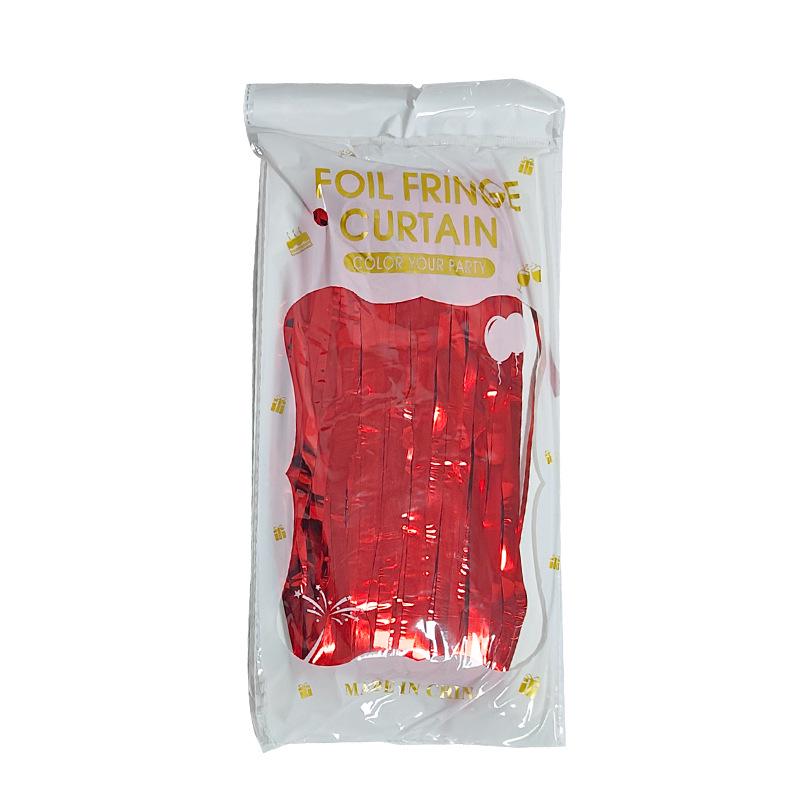 2x1m Children's Party Wedding New Year Laser Rain Silk Door Curtain Decoration