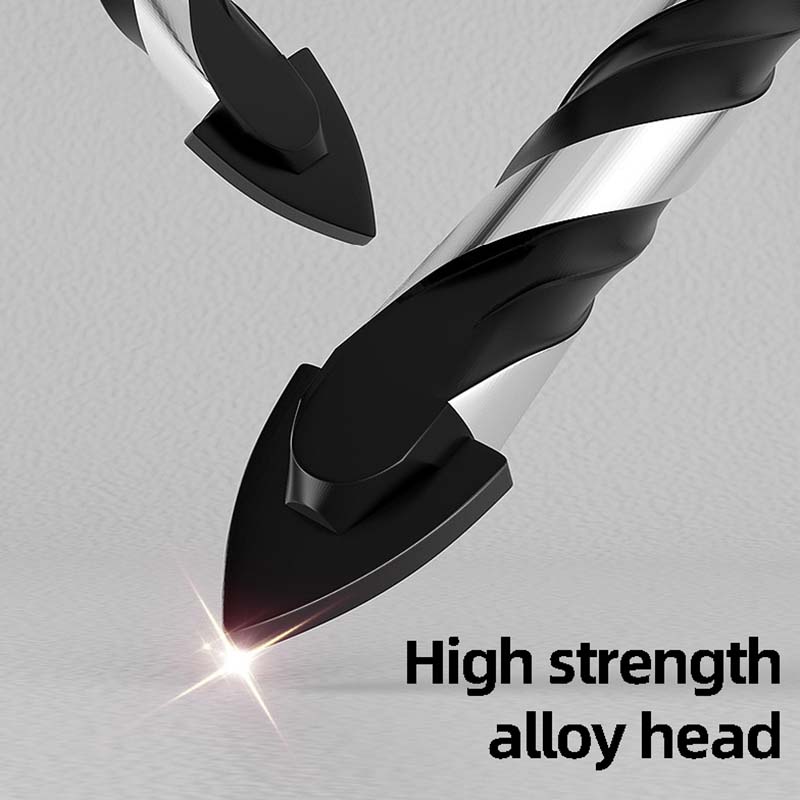 Многофункциональная ручная дрель Керамическая плитка Бетон Настольная дрель Стекло Железный лист Нержавеющая сталь Специальный треугольник для пробивки Сплав Сверло