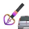 Drift Charm Heart Shaped Handle Rings Loops Warning For Auto Decor Rear Bumper Truck Exterior Rv Decoration Vehicle Interior