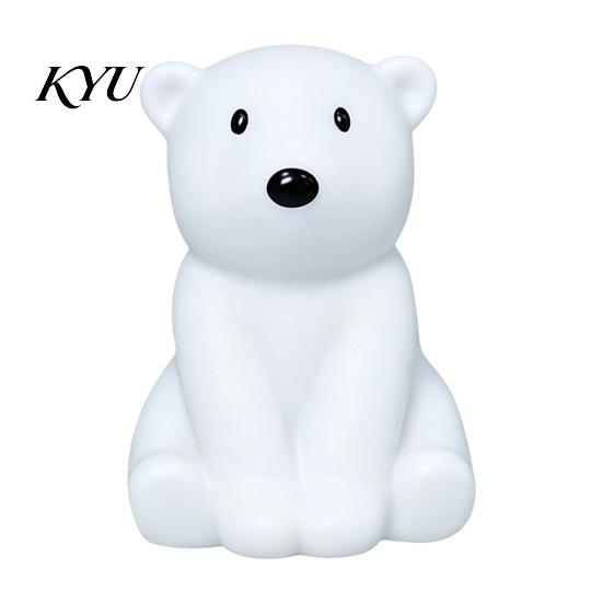 Decorative Desk Lamp for Kids Cute Animal Night Light Kids, Rabbit Bear Deer Cat Dog Birthday Gifts Boys Girls Shape LED Bedside Lamp, Soft