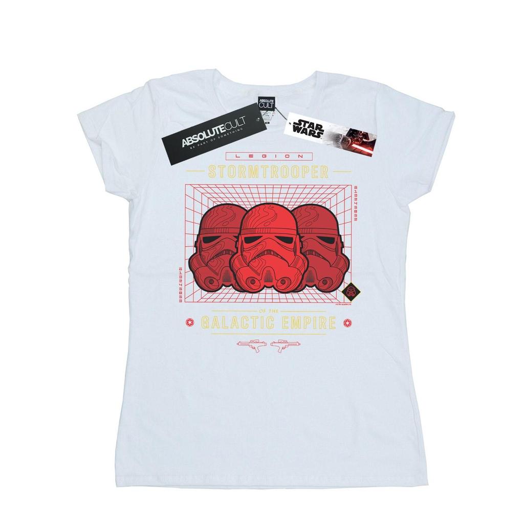 Star Wars Womens/Ladies Stormtrooper Legion Grid Cotton T-Shirt
