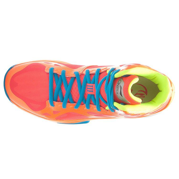 Баскетбольные кроссовки Li Ning Sonic 3 BB Lite Mid мужские кроссовки оранжево-синие ABPK021-6