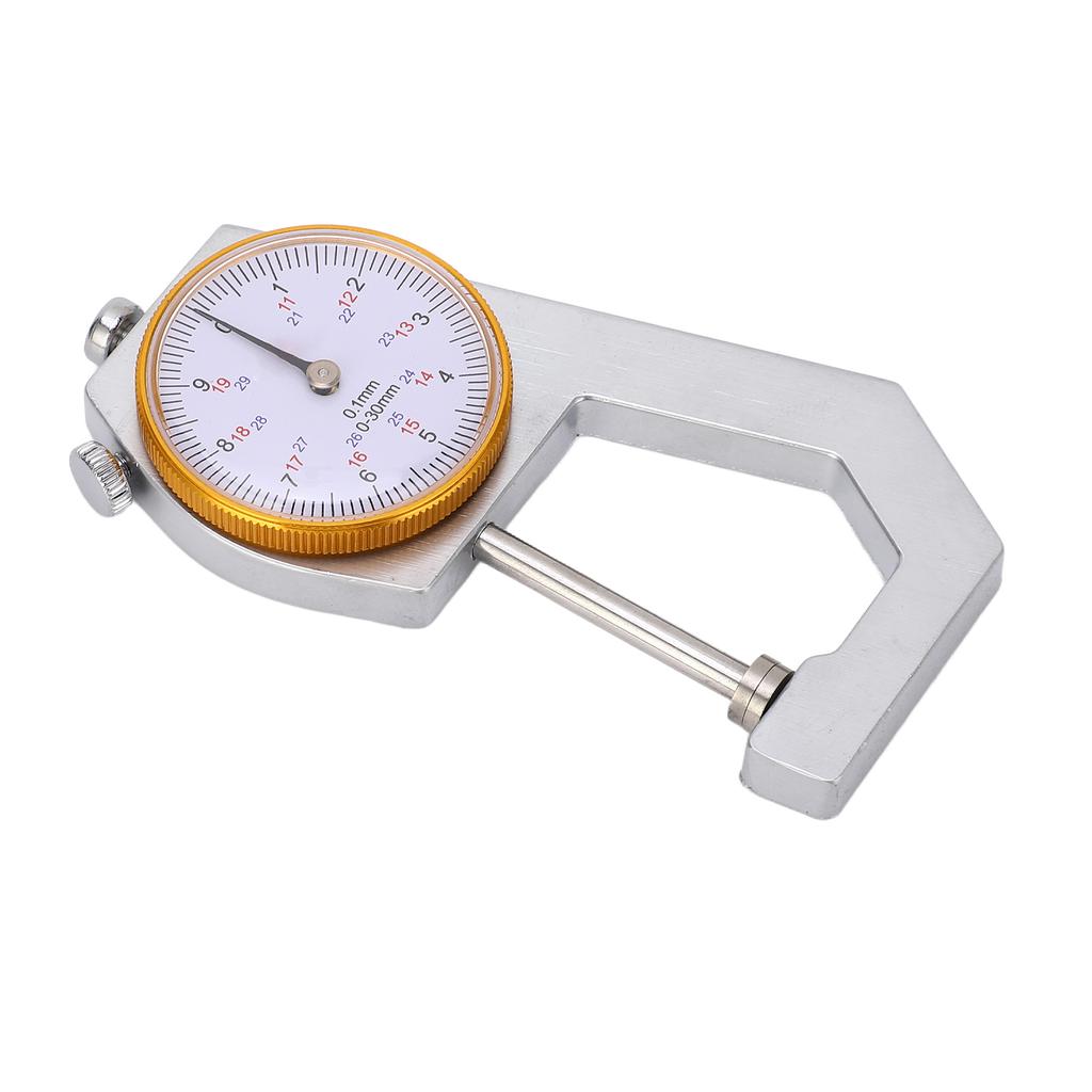 Толщиномер с плоской головкой Высокоточный карманный инструмент для измерения толщины для бумаги, пленки, кожи
