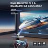 HY300Pro 4K HD Портативный Android 11 Проектор-цилиндр с Bluetooth для домашнего использования