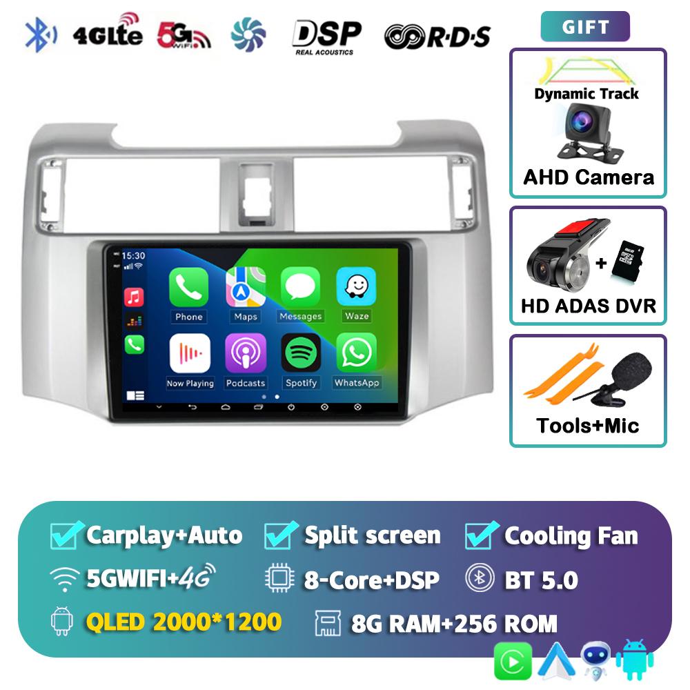 Android 14 Carplay Car Radio для Toyota 4Runner 4 Runner 2014 2015 2016 2017 2018 2019 Мультимедийный видеоплеер GPS 2Din Stereo