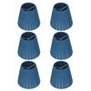 6PCS Fabric Modern Simple Lampshade Clip On Design Chandelier Lampshade  Floor Pendant Light