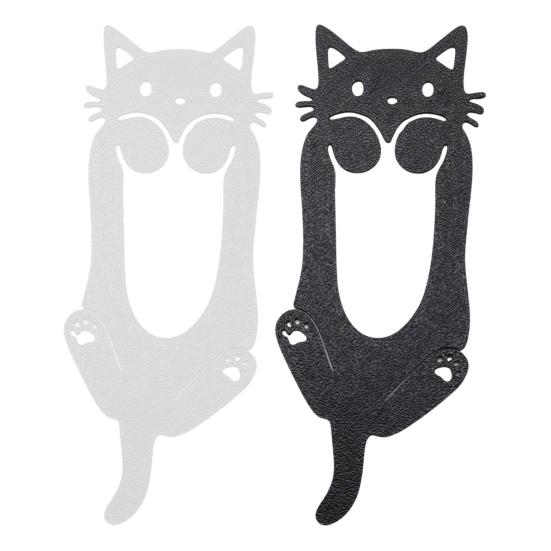 Милая кошачья закладка пластиковая скрепка для блокнота маркер креативная форма животного функциональный держатель страницы для чтения