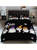 Halowen cute ghost duvet covers,3D Printed duvet cover pilowcases, Soft plus comfortable beding set, machine washable