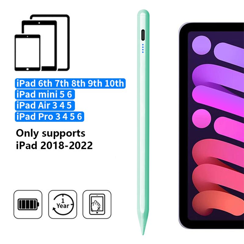 For iPad Pencil Palm Rejection Stylus For iPad Accessories 2022 2021 2019 2018 Air 5 Mini Pro Colored Touch Pen for iPad Pencil