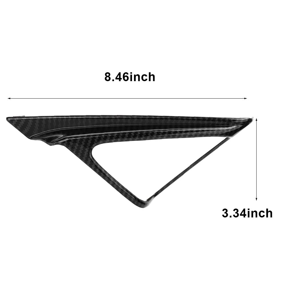 2 шт., накладка на крышку динамика на стойке из углеродного волокна, подходит для Honda Accord 10th